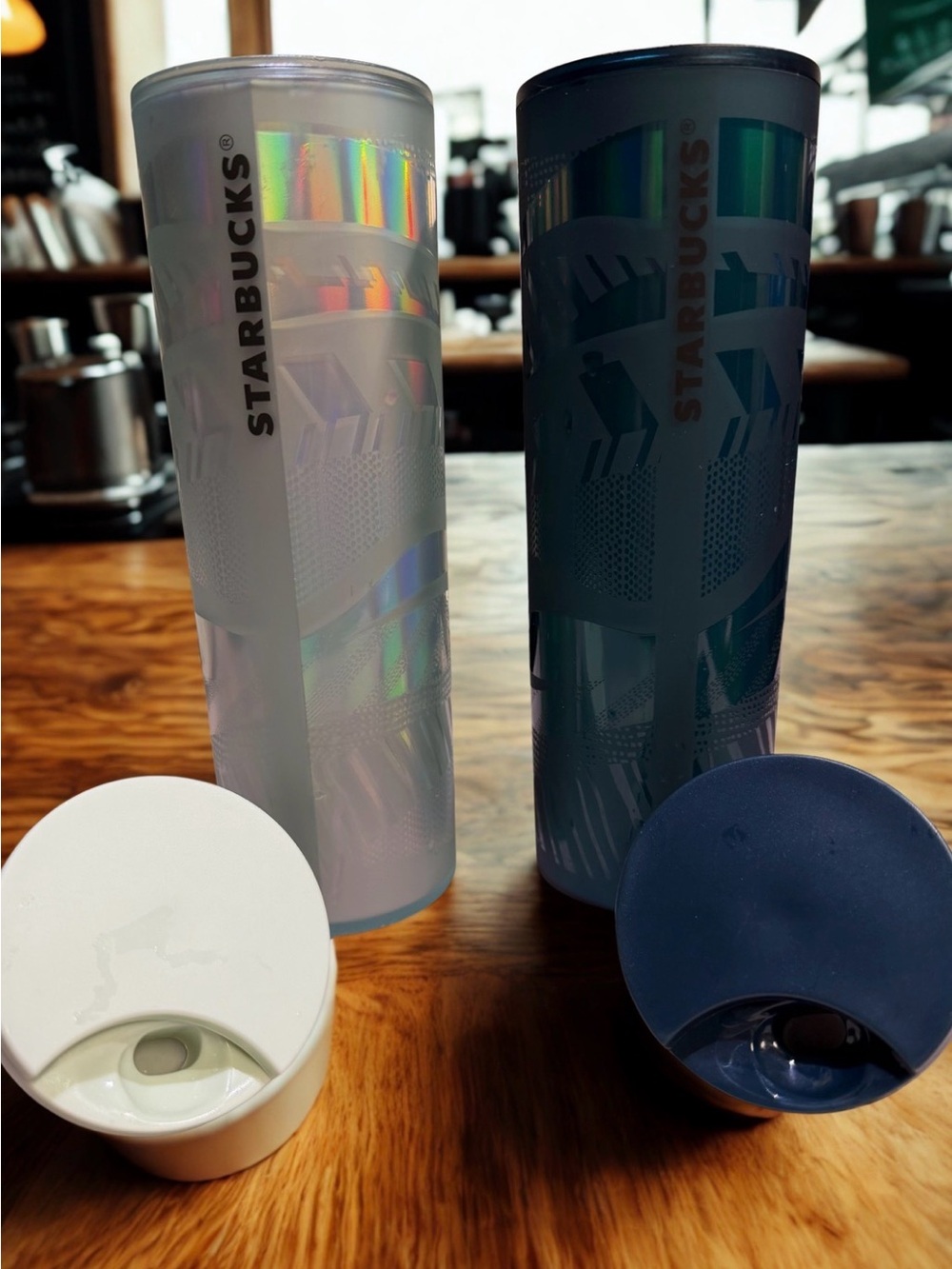 STARBUCKS | TWO 16 OZ MATCHING TRAVEL MUGS